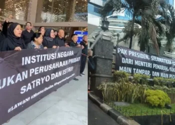 Menteri Satryo Dituduh Arogan, Pegawai Gelar Aksi Demo