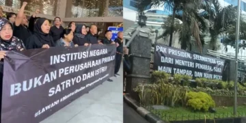 Menteri Satryo Dituduh Arogan, Pegawai Gelar Aksi Demo