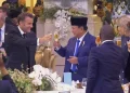 Minuman di Jamuan Prabowo-Macron Bukan Alkohol